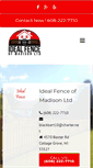 Mobile Screenshot of idealfenceofmadison.com